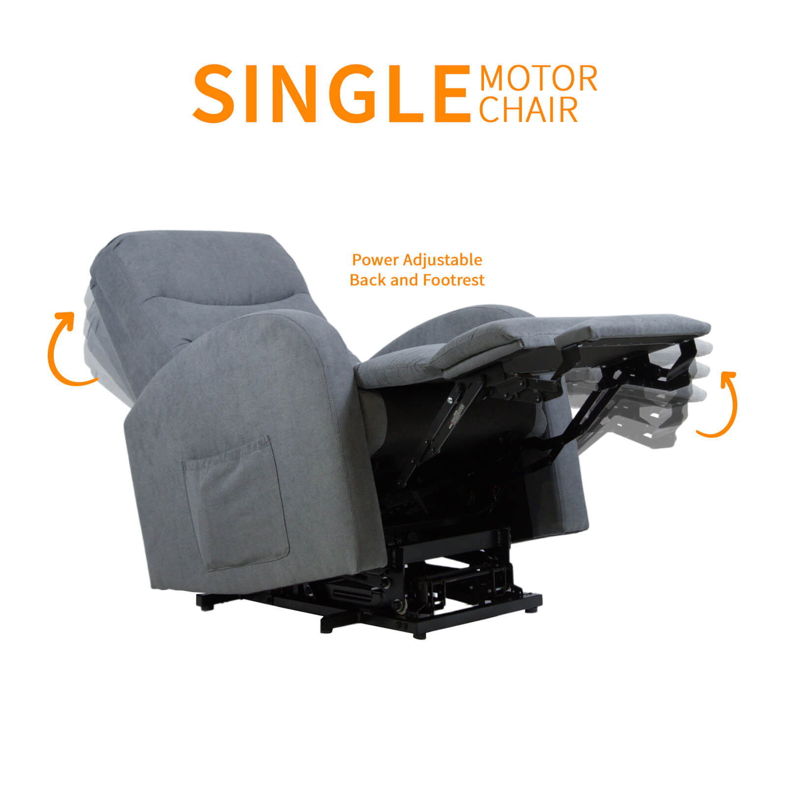 Yoga Relaxa Single Motor Lift Recline Chair Third Image