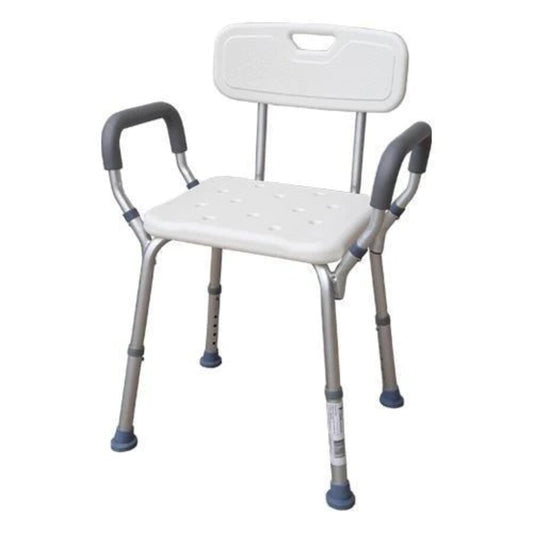 SHOWER CHAIR WITH DETACHABLE BACK