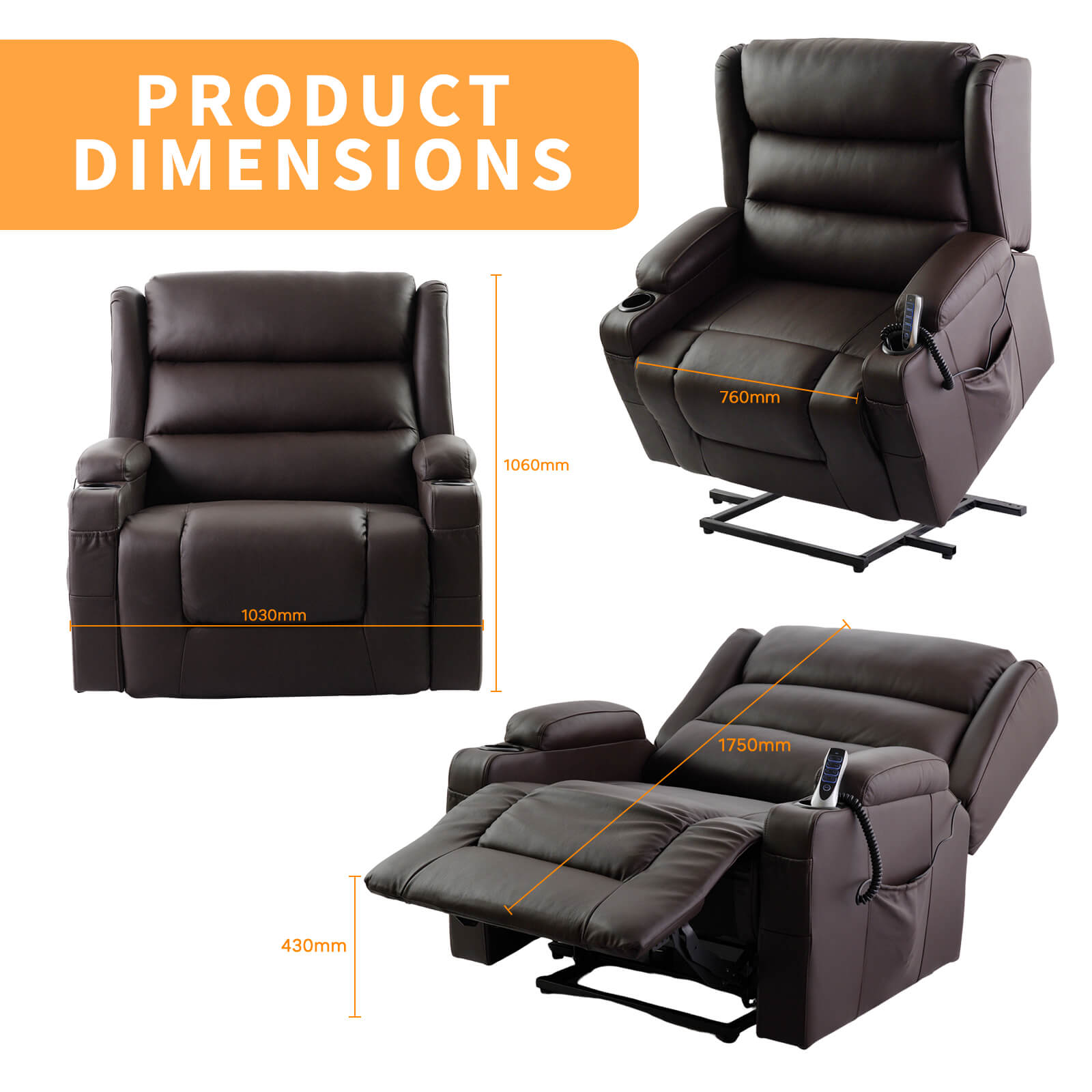 Yoga Quad Lift Hagrid - Bariatric Lift Recliner | Adaptive Equipment Seventh Image