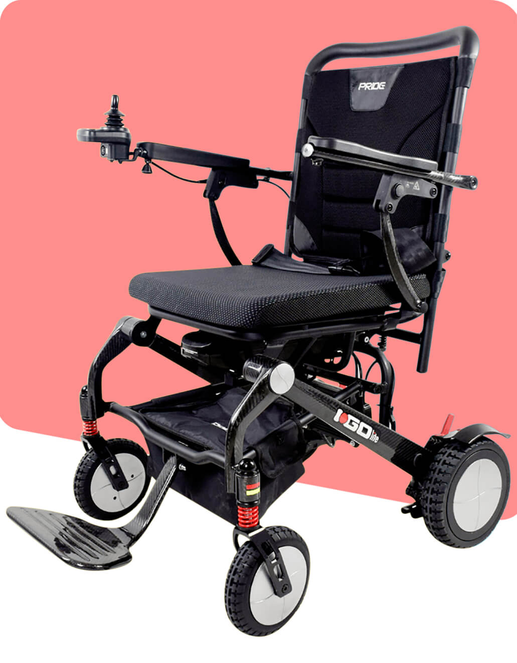 Igo Collection Pride iGO Folding Power Wheelchair | Adaptive Equipment