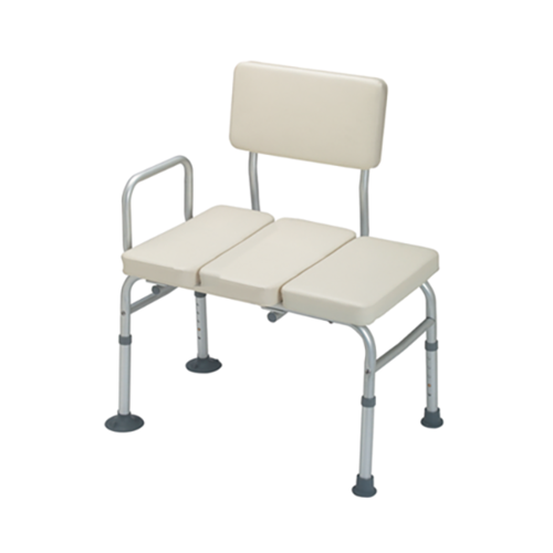 Bath Transfer Bench with Padded Seat & Backrest