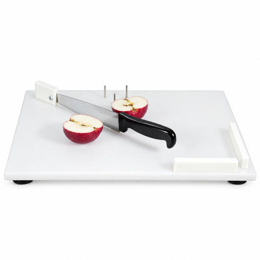 Combination Cutting Board - 18 x 12" - with Chef's Knife & 3 Spikes - Right Handed