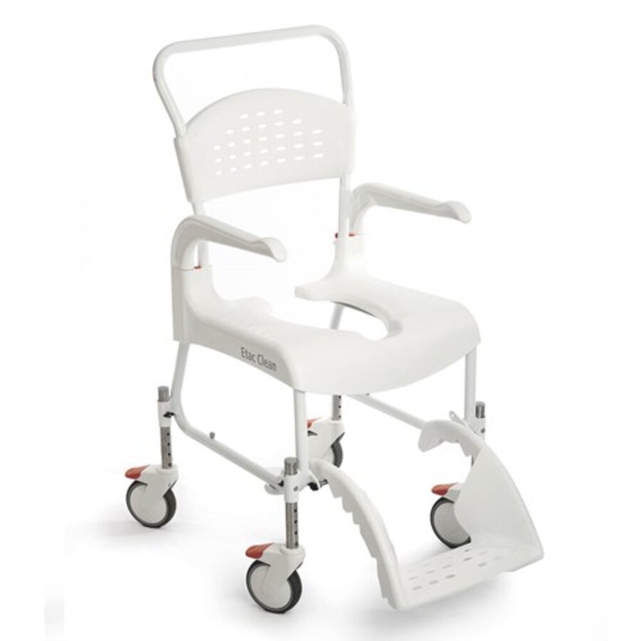 ETAC CLEAN HEIGHT ADJUSTABLE SHOWER COMMODE CHAIR