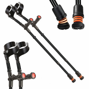 Flexyfoot Crutches Anatomical - Pair