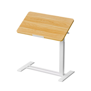 Premium Overbed Table with Hidden Castors - Tilting Table Top