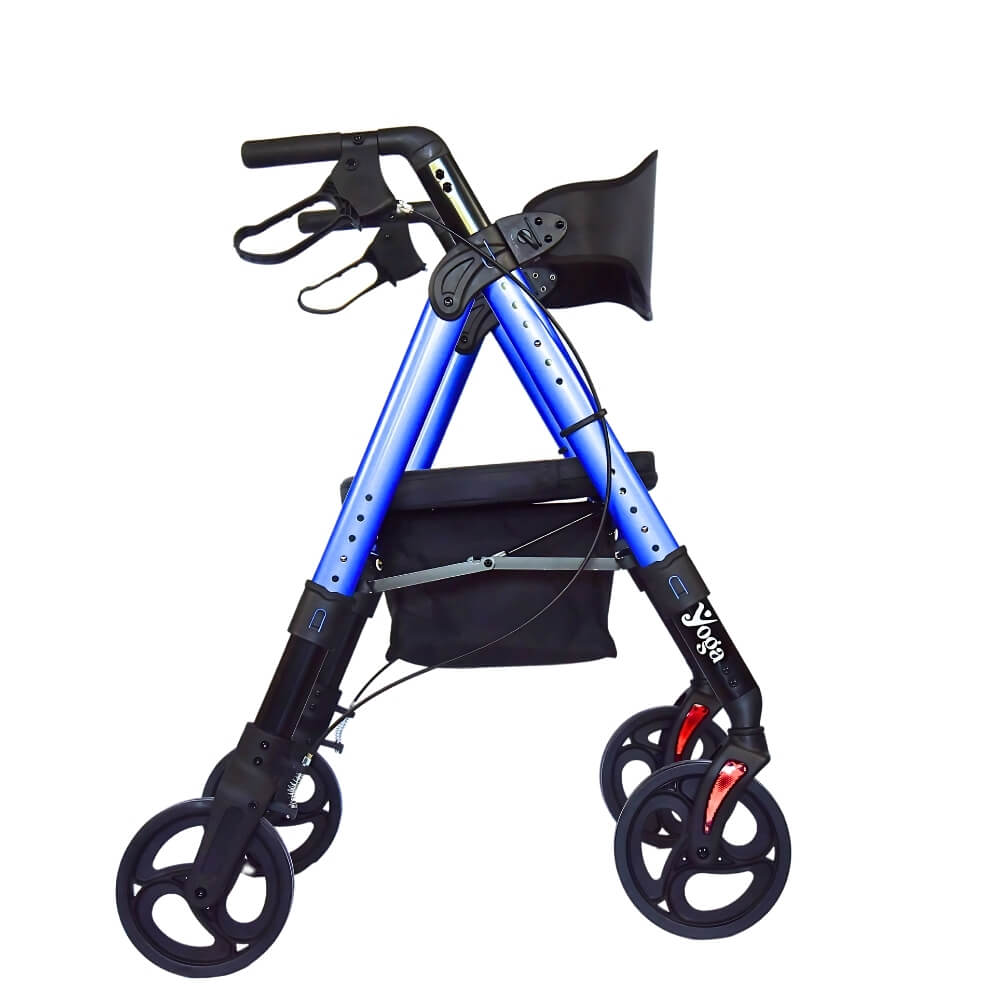 Yoga heavy duty bariatric rollator side view