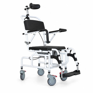 Yoga Shower Commode - Tilting - Attendant Propelled