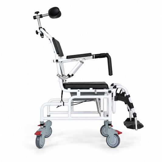 Yoga Shower Commode - Tilting - Attendant Propelled