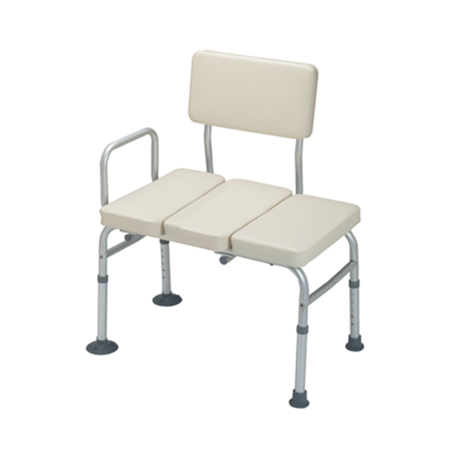 Bath Transfer Bench with Padded Seat & Backrest | Adaptive Equipment