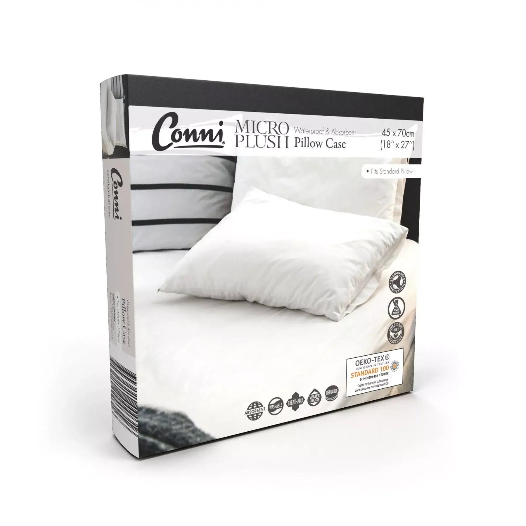 Conni Water Proof Absorbent Pillow Protector | Adaptive Equipment (Image 4)