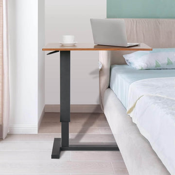 Deluxe Over bed Table with Flat Top and Hidden Castors