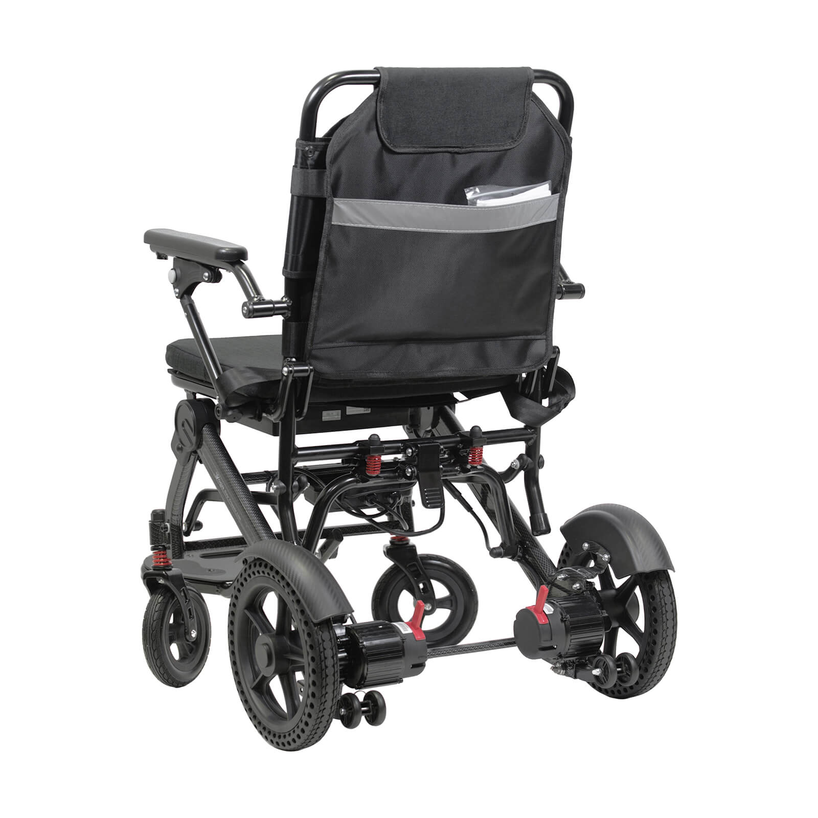 lightweight aluminium powered wheelchair rear