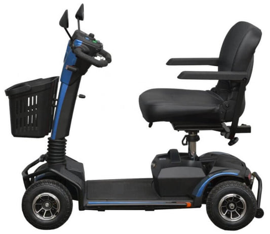 Topgun Lion: Powerful, all-terrain mobility scooter for indoor and outdoor adventures. Shock Absorbing Flexi Tiller and Suspension from Adaptive Equipment (Image 2).