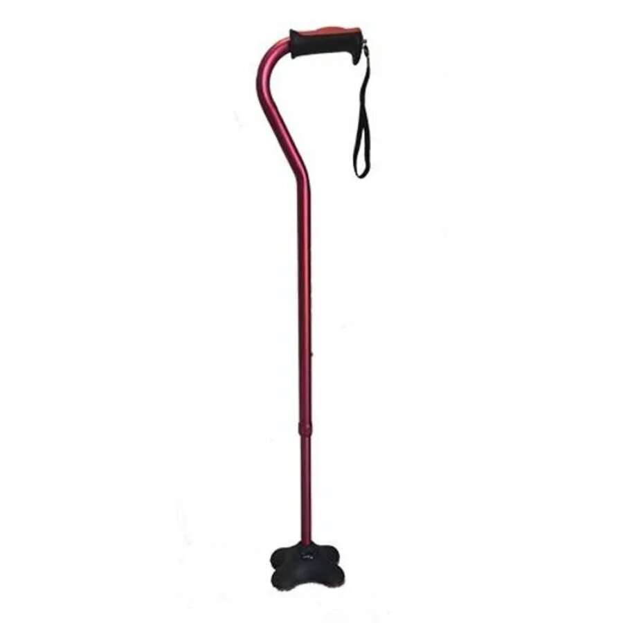 Walking Cane Swan Neck Quad Ferrule | Adaptive Equipment Image Two