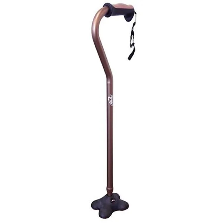 Walking Cane Swan Neck Quad Ferrule | Adaptive Equipment Image Three