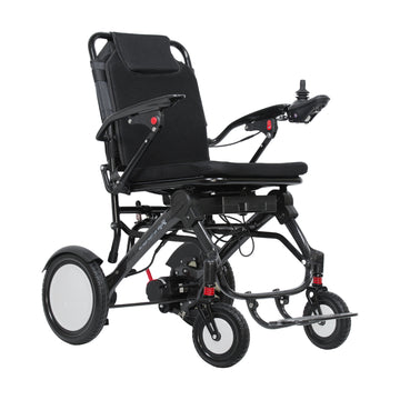 yoga day tripper super lite carbon fiber electric wheelchair front