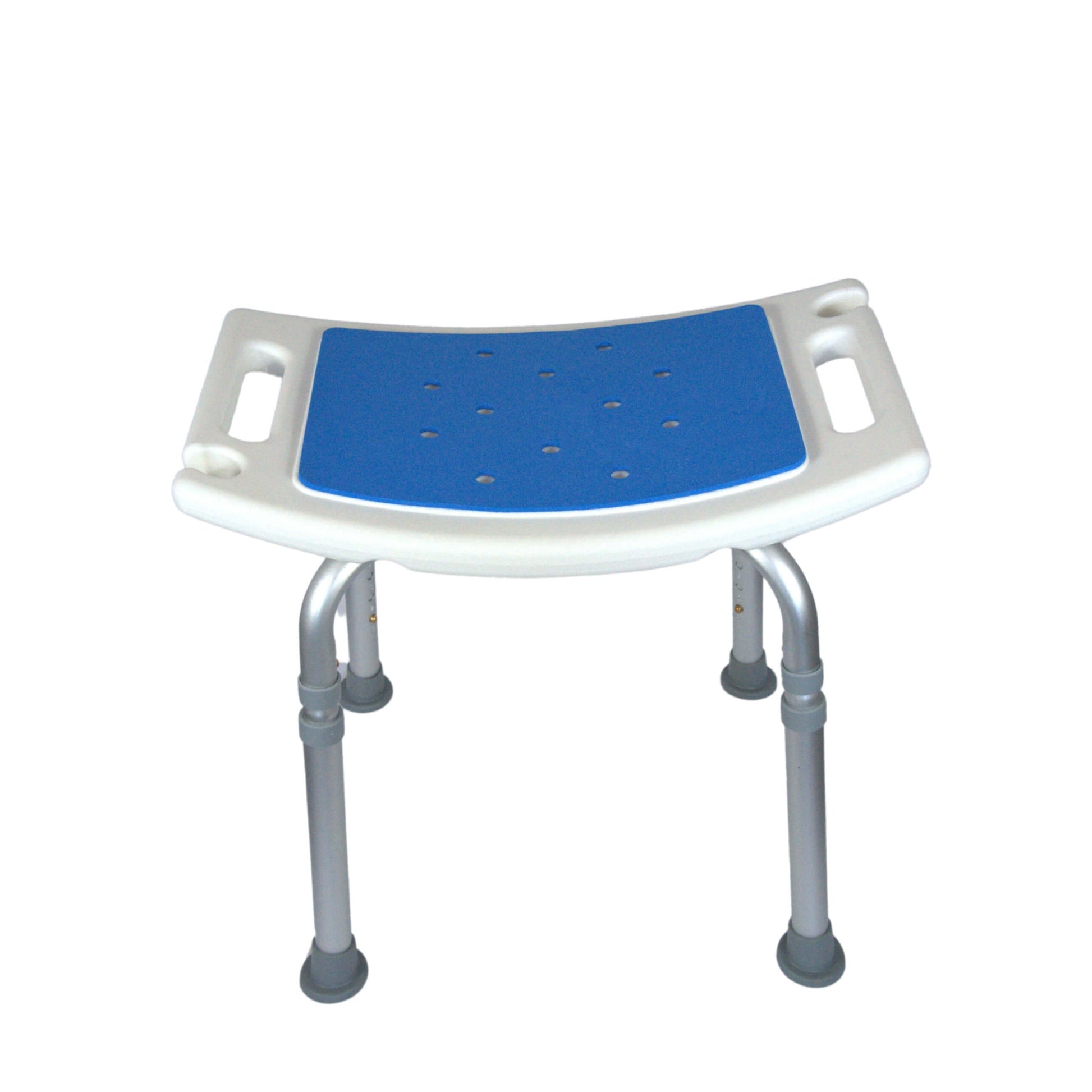 yoga shower stool with EVA pad top view