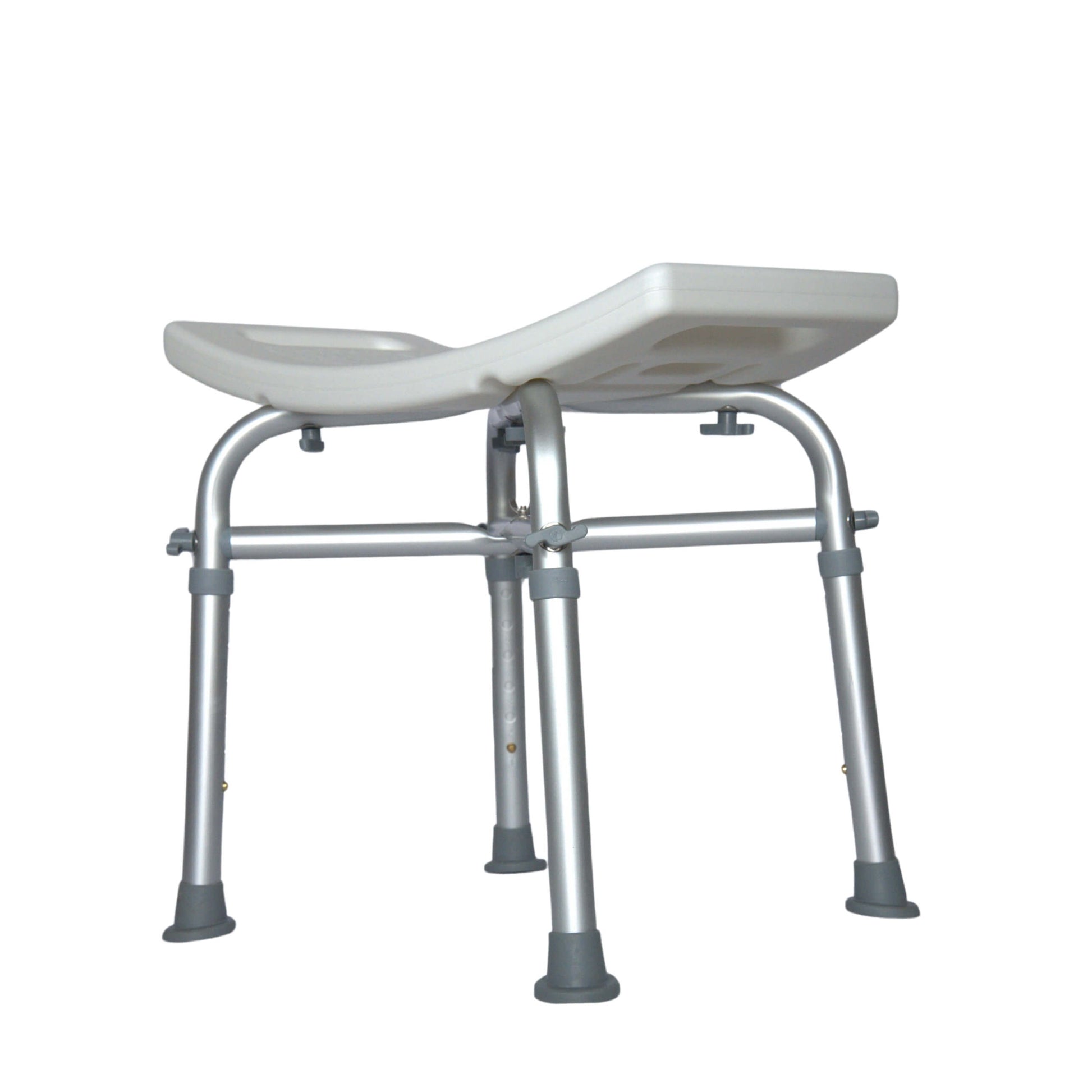 yoga shower stool front angle
