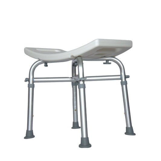 Yoga Adjustable Shower/Bath Stool with Non-slip Pad