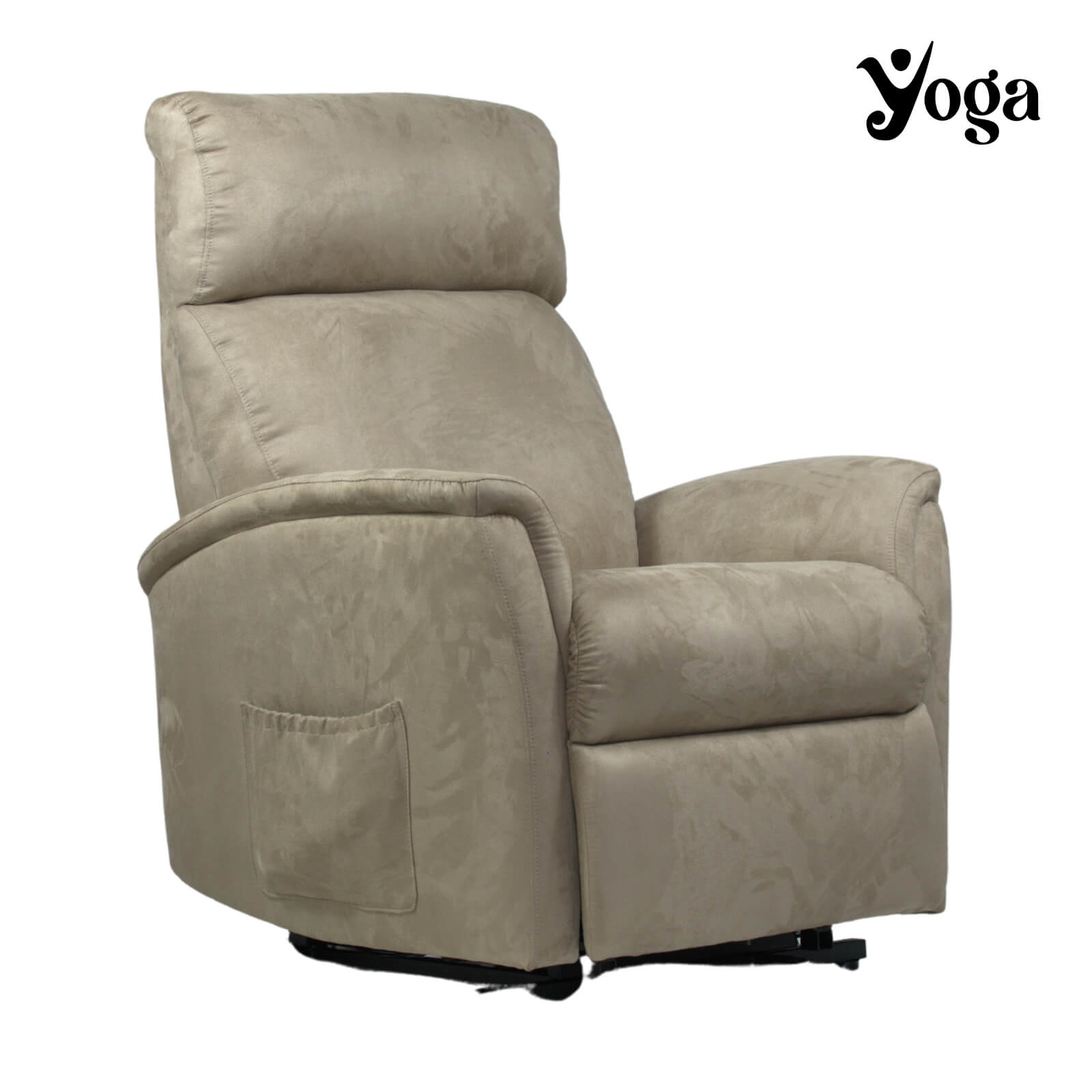 Yoga zero g - single motor lift recliner chair front angle